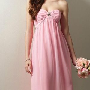 Pink bridesmaid dress